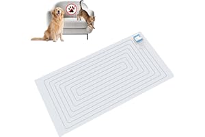 PAPARELA Scat Shock Mat for Dogs and Cats Indoor, Pet Shock Mats for Training Pets, Electric Repellent Mat Keeps Dogs and Cats Off Counter, Couch and Sofa, 3 Training Modes (One Piece 30"x 16")