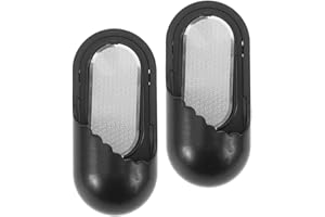 Beavorty 2pcs Manual Charcoal Pencil Sharpeners for Artists, Precision Nibs Sharpener Tool with Black Body,