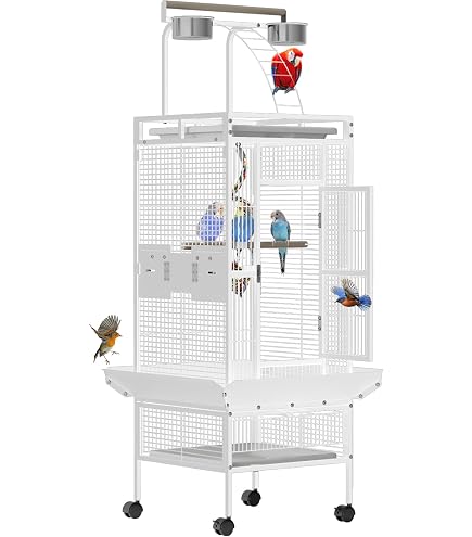 Amazon.com : Lani Kai Lodge Playtop Large Bird Cage with Stand