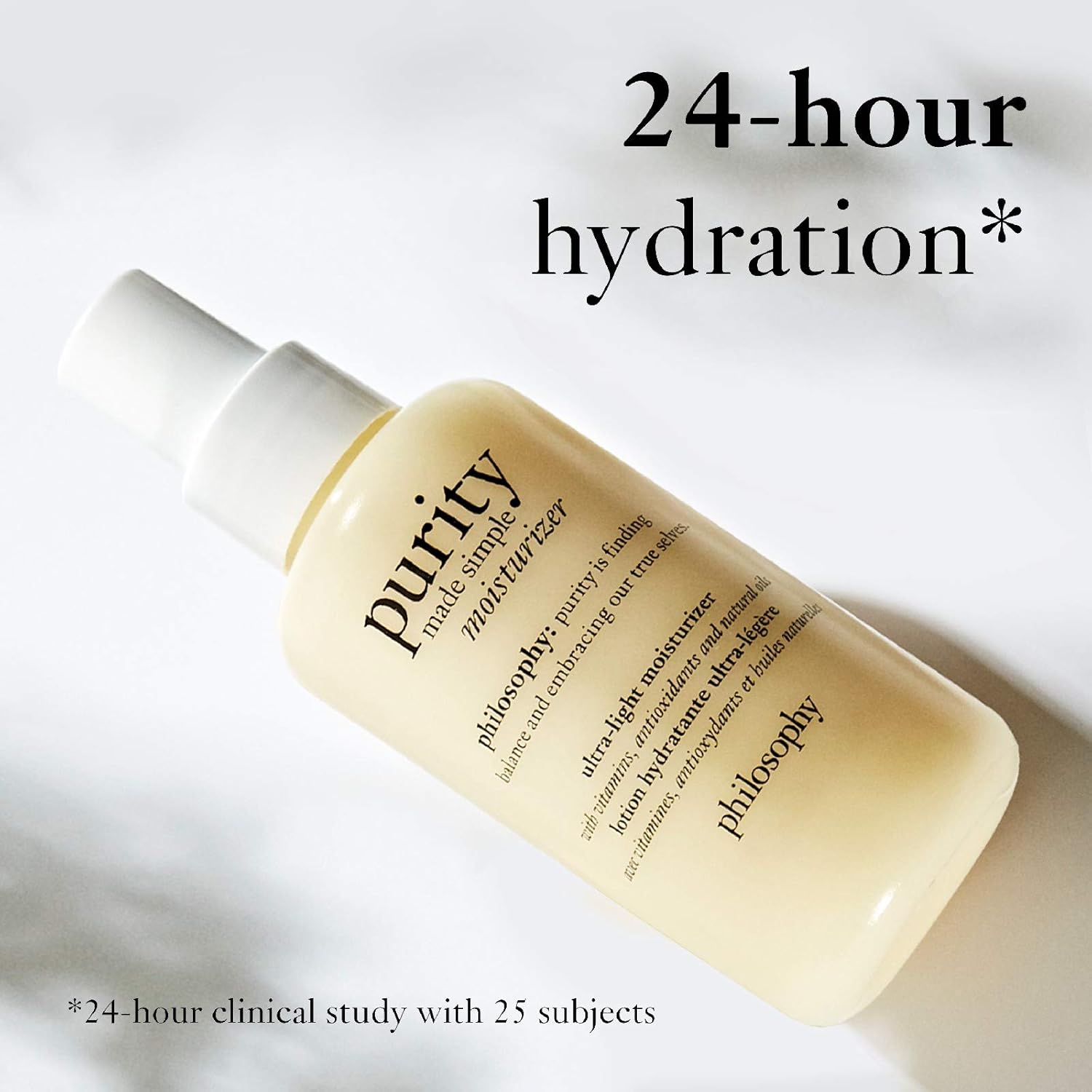 philosophy purity moisturiser 141ml | ultra-light face cream | 24-hour hydration - Image 3