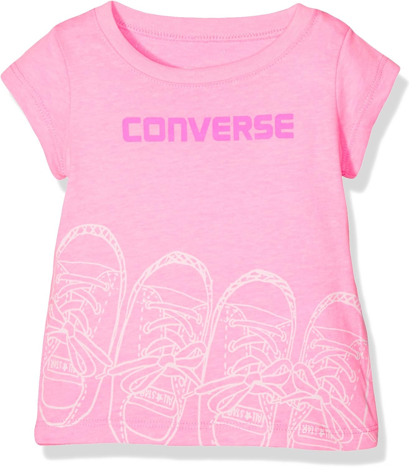 Converse Baby Girls Kicks Tee TShirt Amazon.co.uk Clothing