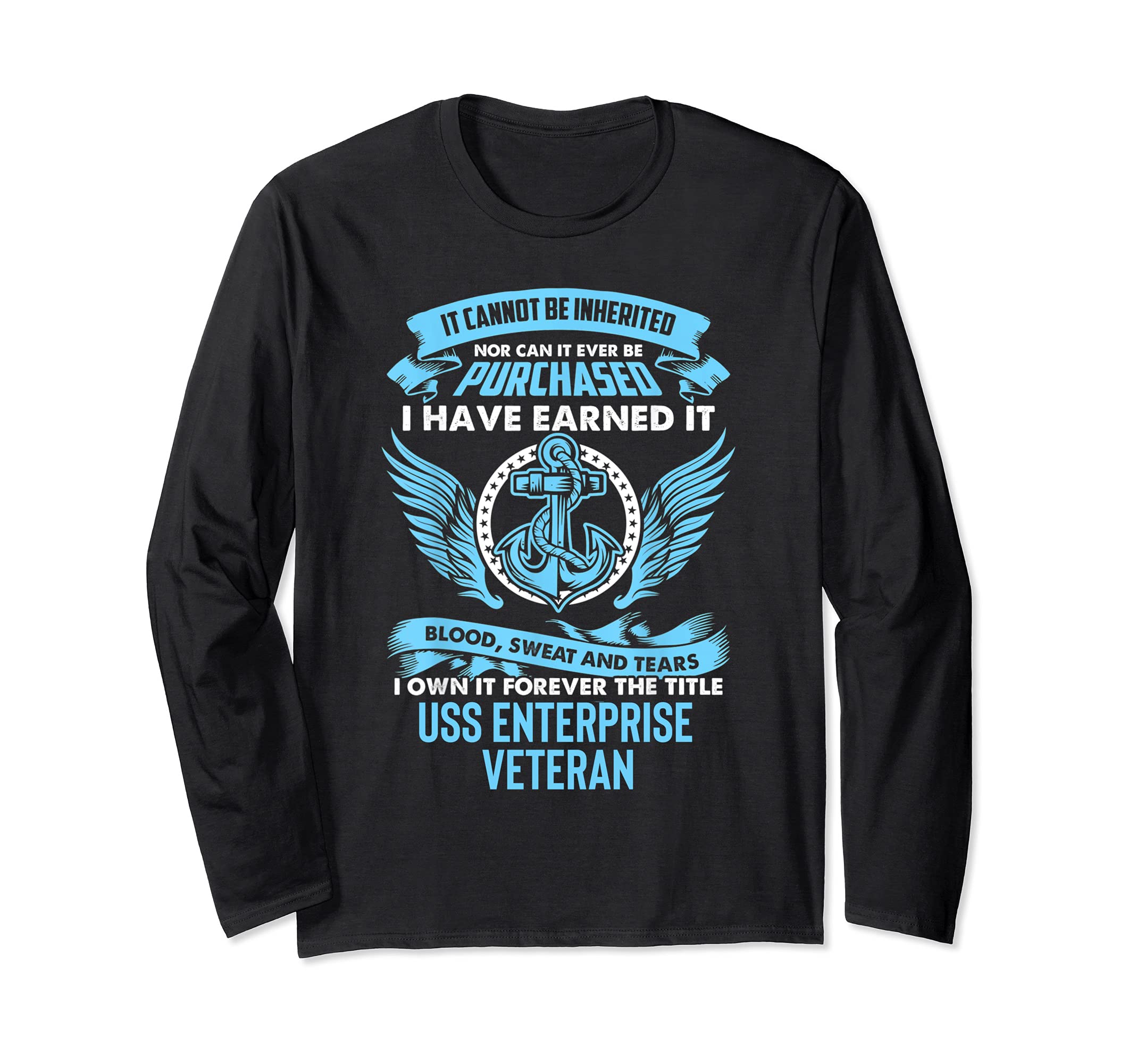 USS Enterprise CVN-65 Aircraft Carrier Long Sleeve T-Shirt