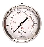 2-1/2" Liquid Filled Pressure Gauges - Stainless