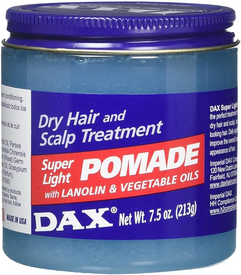 DAX Super Light Pomade with Lanolin Vegetable Oils 213G Hair Styling
