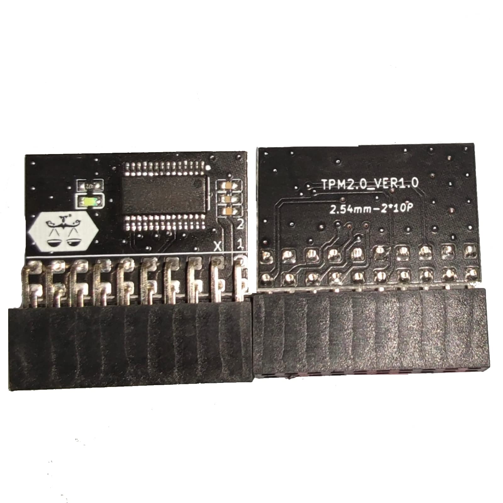 NUHFUFA TPM2.0 Module LPC 20Pin, GA 20-1Pin TPM Compatible with Win11 System, Memory Module of DDR4 for Gigabyte ASUS Motherboard Platform