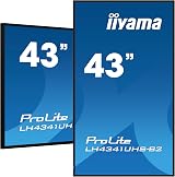 iiyama Prolite LH4341UHS-B2 108cm 4K UHD Digital Display Panel VGA HDMI USB view 5