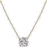 S.Leaf Gold Necklace for Women Sterling Silver Gold Plated Choker Pendant Cubic Zirconia Solitaire Necklaces for Women Birthday Gifts