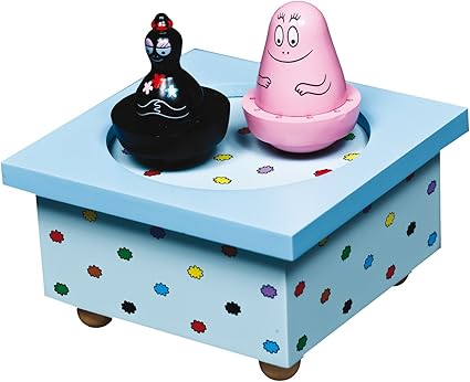Boite A Musique Bois Barbapapa C Bleu Ciel Amazon Fr Bebes Puericulture