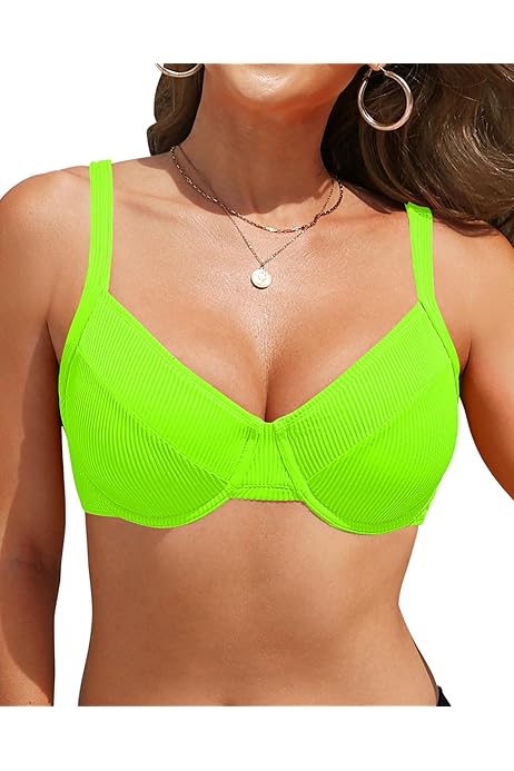 underwire neon bikini