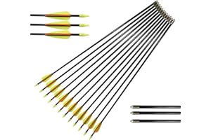 26/28/30'' Fiberglass Arrows Archery Target Arrow Hunting Shooting Practice Target for Professional Youth Archery Recurve Bow