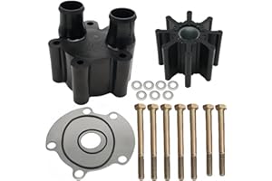 HeuroFosh 807151A14 Water Pump Housing and Impeller Repair Kit for MerCruiser Bravo Engines with One-Piece Engine Mounted Sea Water Pumps 46-807151A14 Sierra 18-3150