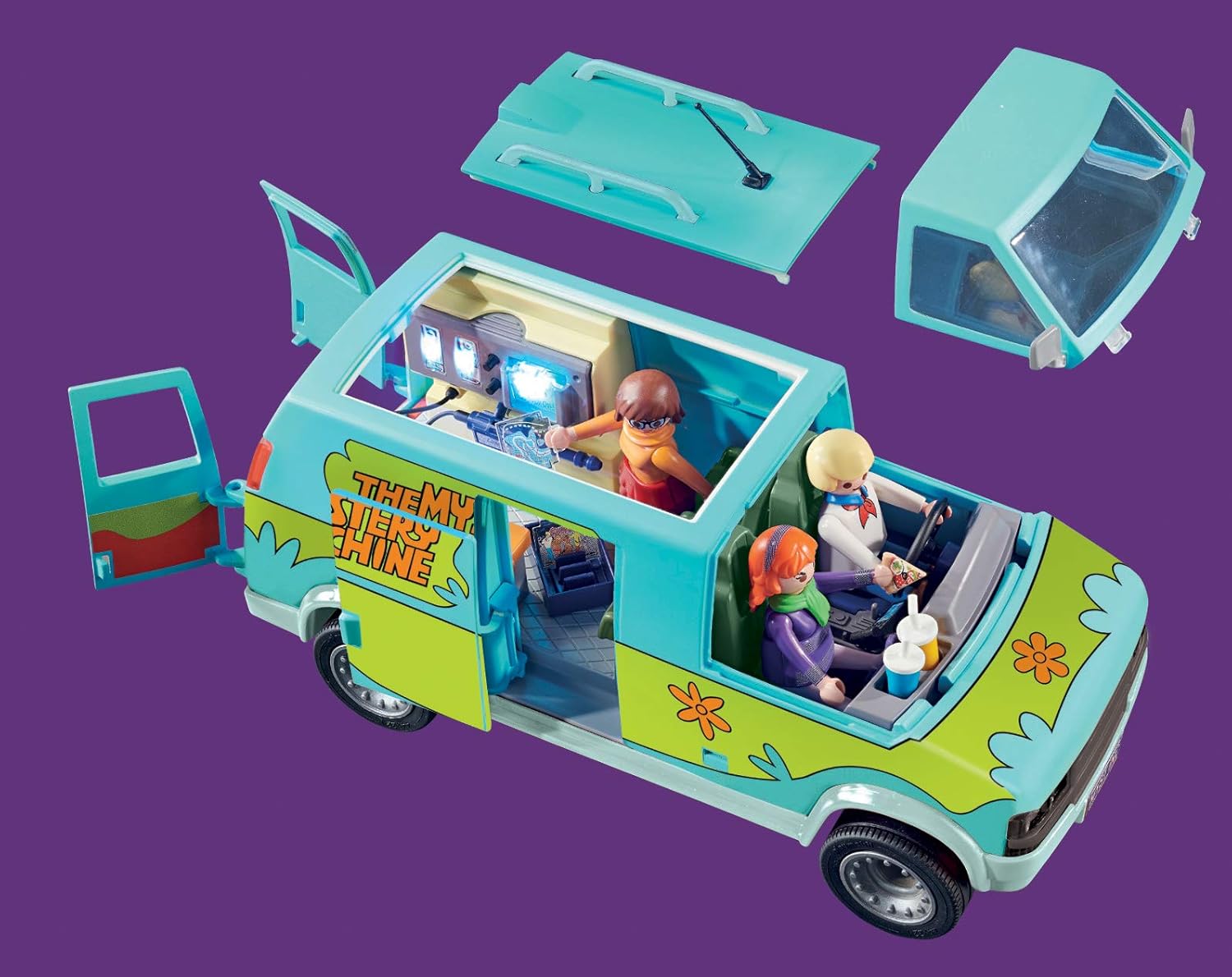 Playmobil Scooby-DOO! Mystery Machine: Toys & Games