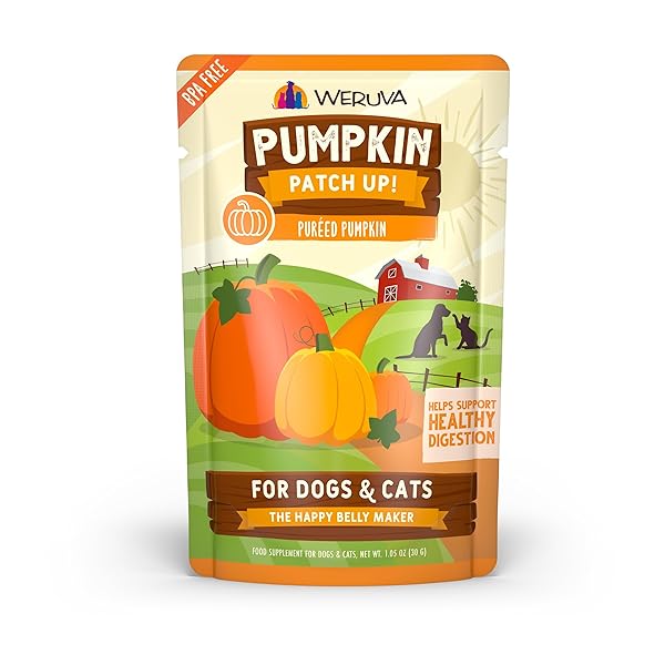 WERUVA PUMPKIN PATCH UP! PUMPKIN PUREE PET FOOD...