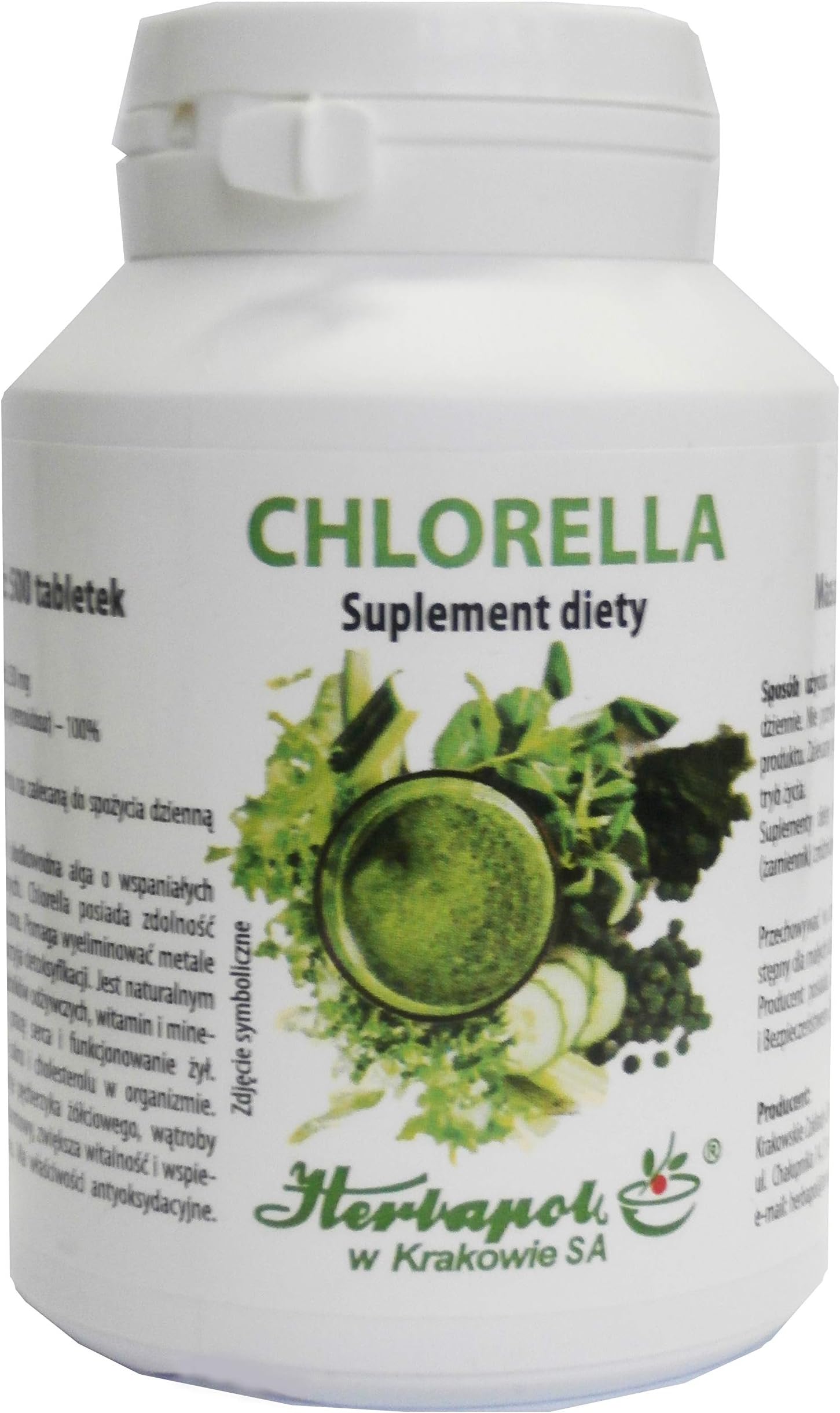 CHLORELLA - Dietary suplement - 500 Tablets