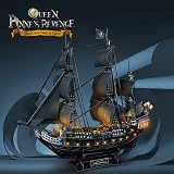 CubicFun 3D Puzzle Queen Annes Revenge Ship LED Lights 340 pcs Large view 3
