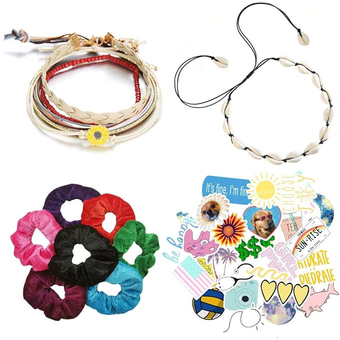 VSCO Girl Stuff Starter Pack 5 Bohochic Charm Bracelets