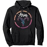 Aries Zodiac Sign Aries Horoscope Aries Birthday Pullover Hoodie