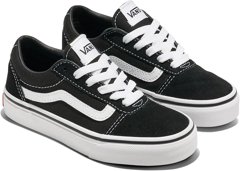 Ward, Sneaker Unisex - Bambini e ragazzi, Suede Canvas Black White, 37 EU