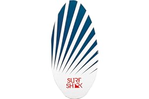 BEACHMALL 35 to 41 inch Deluxe Wood SkimBoards w/ EVA Traction Grip Pad for X-Grip | Wooden Skim Board for Kids Adults