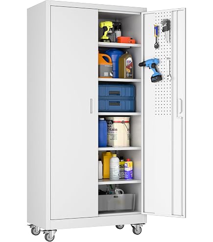 Amazon.com: Aobabo Upgrade 71H''*34''W*18''D Metal Garage Storage