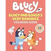 Bluey and Bingo's Very Romance Coloring Book
