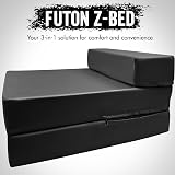 iSTYLE MODE BETTER HOME CHOICE Fold Out Single Futon Sofa Bed Chair Black view 4