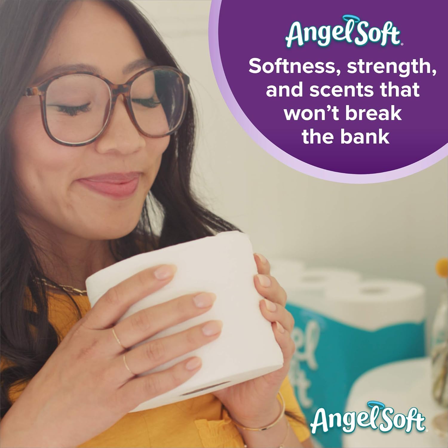 Angel Soft Toilet Paper with Fresh Lavender Scent, 6 Mega Rolls=24 Regular Rolls, 390+ 2-Ply Sheets: Health & Personal Care