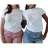 Munla Big & Little Baby Tee - Sorority Reveal Shirt, Big Little Cute Tees for Girls