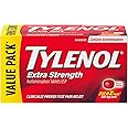 Tylenol Pain Relief Medicine, Headache and Pain Reliever and Fever Reducer, Extra Strength, Acetaminophen eZ Tabs, 500 mg, 20