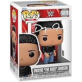 Dwayne The Rock Johnson with Fannypack #189 Facsimile Signed Reprint Laser Autographed Funko POP! WWE Wrestling Figurine with Protector Case