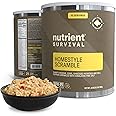 Nutrient Survival MRE Homestyle Scramble Eggs, Ready to Eat Meals (10 Servings) Freeze Dried Prepper Supplies & Emergency Food Supply, 40 Essential Nutrients, Shelf Stable Up to 25 Years, One Can