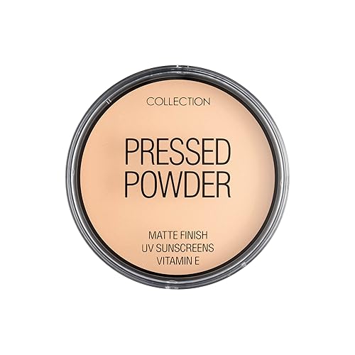 Collection Cosmetics Pressed Powder, Velvety Matte Finish, 17g, Translucent