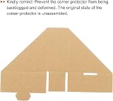 sourcing map 40pcs Cardboard Corner Protectors 7x7x3cm for Art Packing Shipping view 4