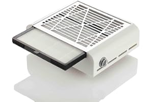 Miss Sweet Electric Nail dust Collector for Manicure (White)