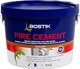 Bostik Fire Cement Buff 5kg Heat Resistant Sealant up to 1400°C view 1
