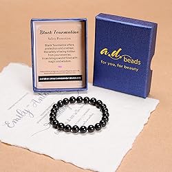 AD Beads Handmade Gemstone Stretch Elastic Bracelet