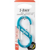 Nite Ize Size-3 S-Biner Dual Carabiner, Aluminum, Blue