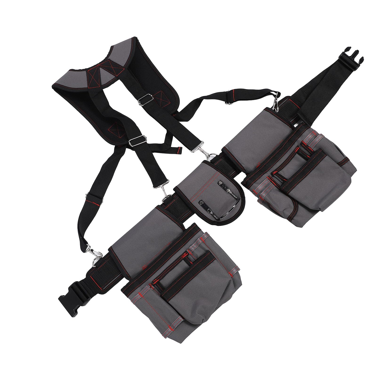 Men's Tool Belt, Craftsman Belt, Tool Belt Bag, with Adjustable Waist Strap, Adjustable Tool Bag for Carpenters, Gardeners, Frame Builders, Roofers, Craftsmen