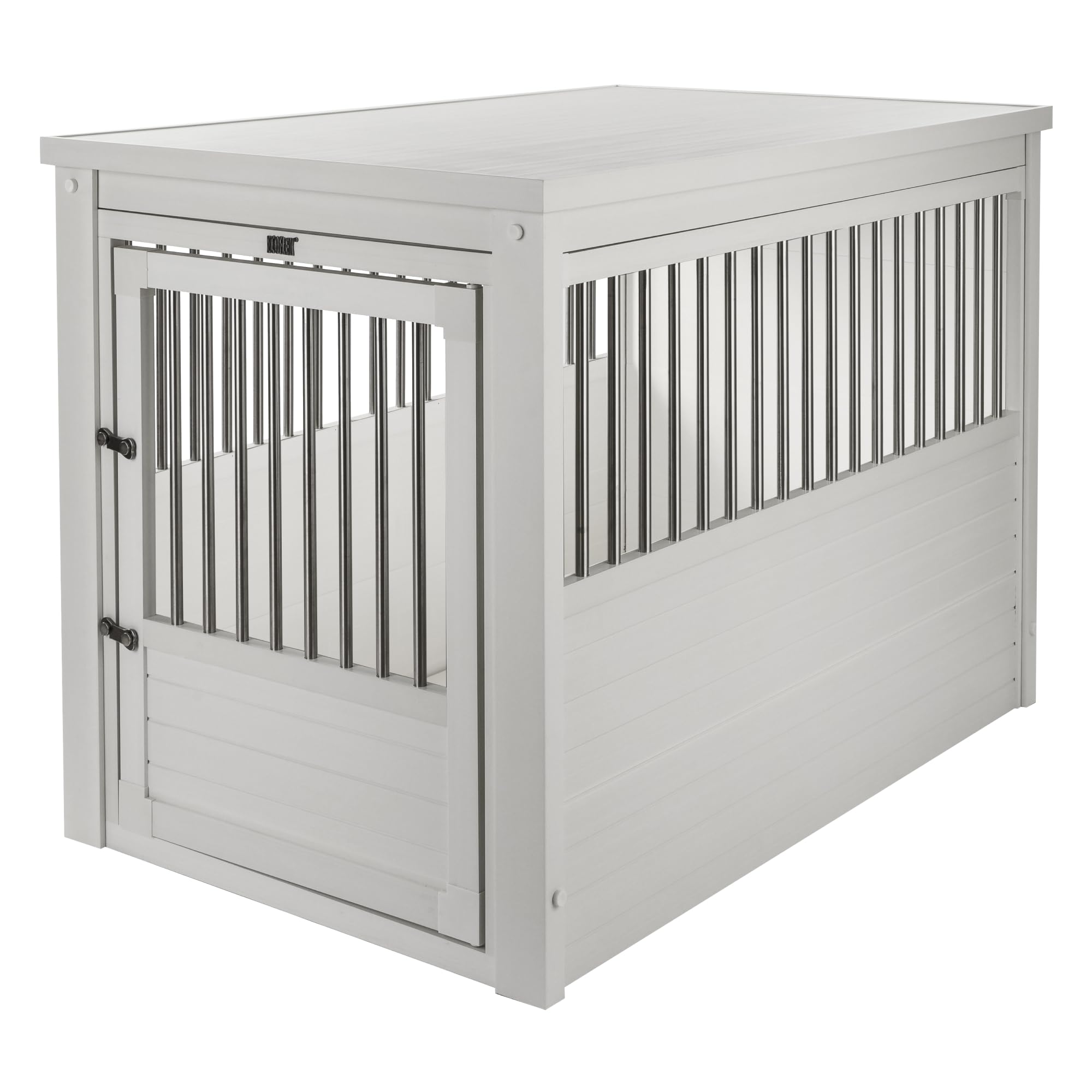 Photo 1 of *** USED/MINOR DAMAGE***New Age Pet EHHC404XL ecoFLEX Pet Crate/End Table, Antique White, X-Large