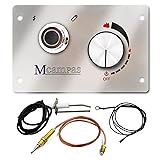 MCAMPAS Fire Pit Gas Burner Flame Failure Safety