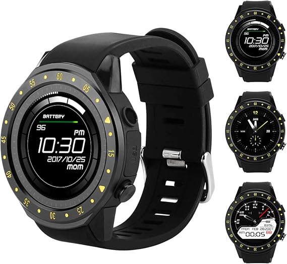 Bluetooth Mens Smartwatch with Heart Rate Blood Pressure Sleep Monitor Pedometer, Touchscreen Round Face Smart Watch Sports Watches Compatible with ...