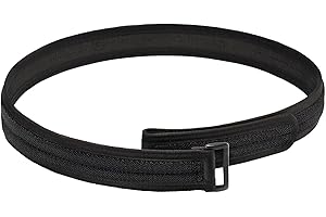 TACNEX Inner Belt w/Hook/Loop Liner 1.5" Duty Trouser Underbelt w/Polymer Loop Buckle for Tactical/Duty/Utility Belt