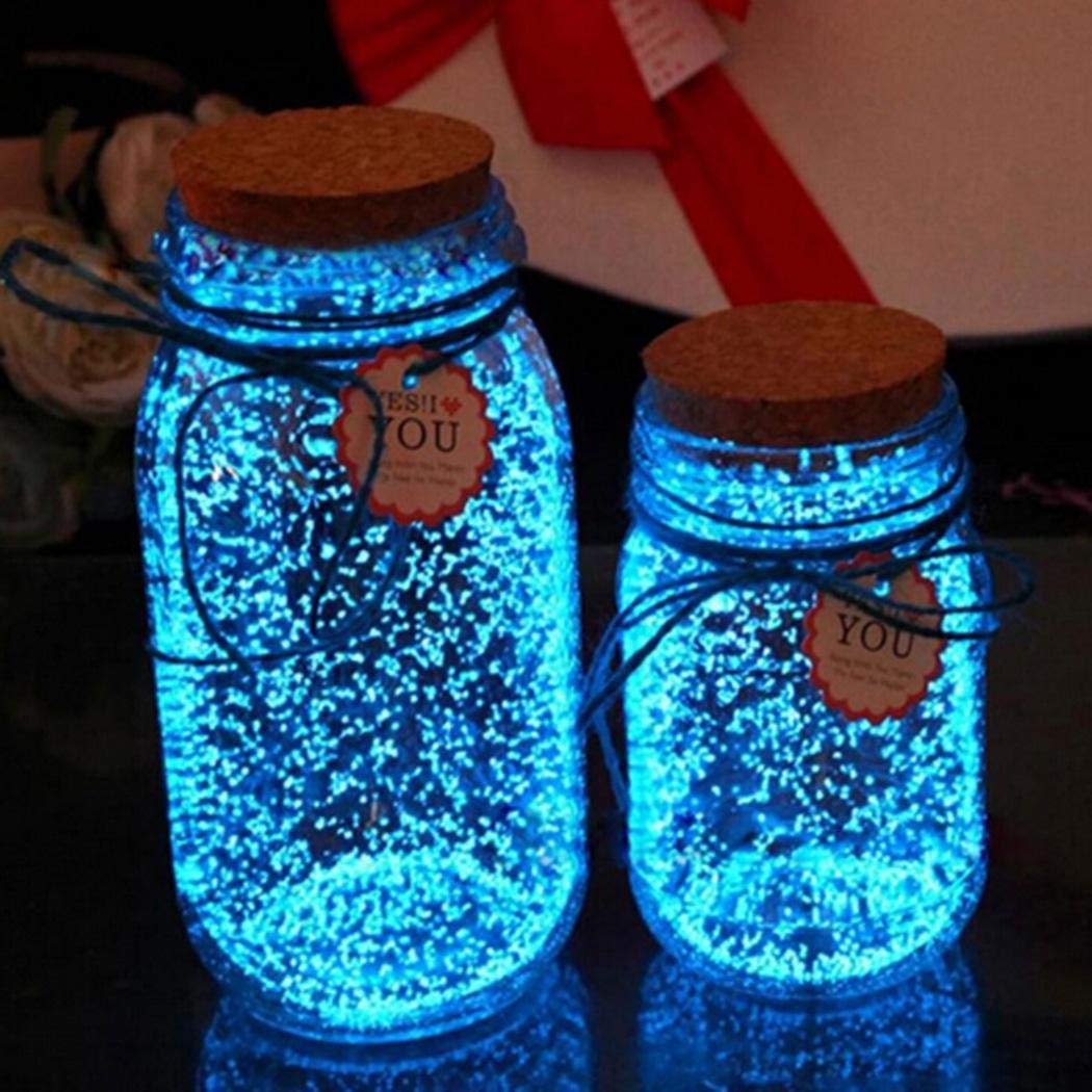 UpBeauty Glow in The Dark Luminous Beautiful Fluorescent Sand Wishing Bottle Decoration Paintings