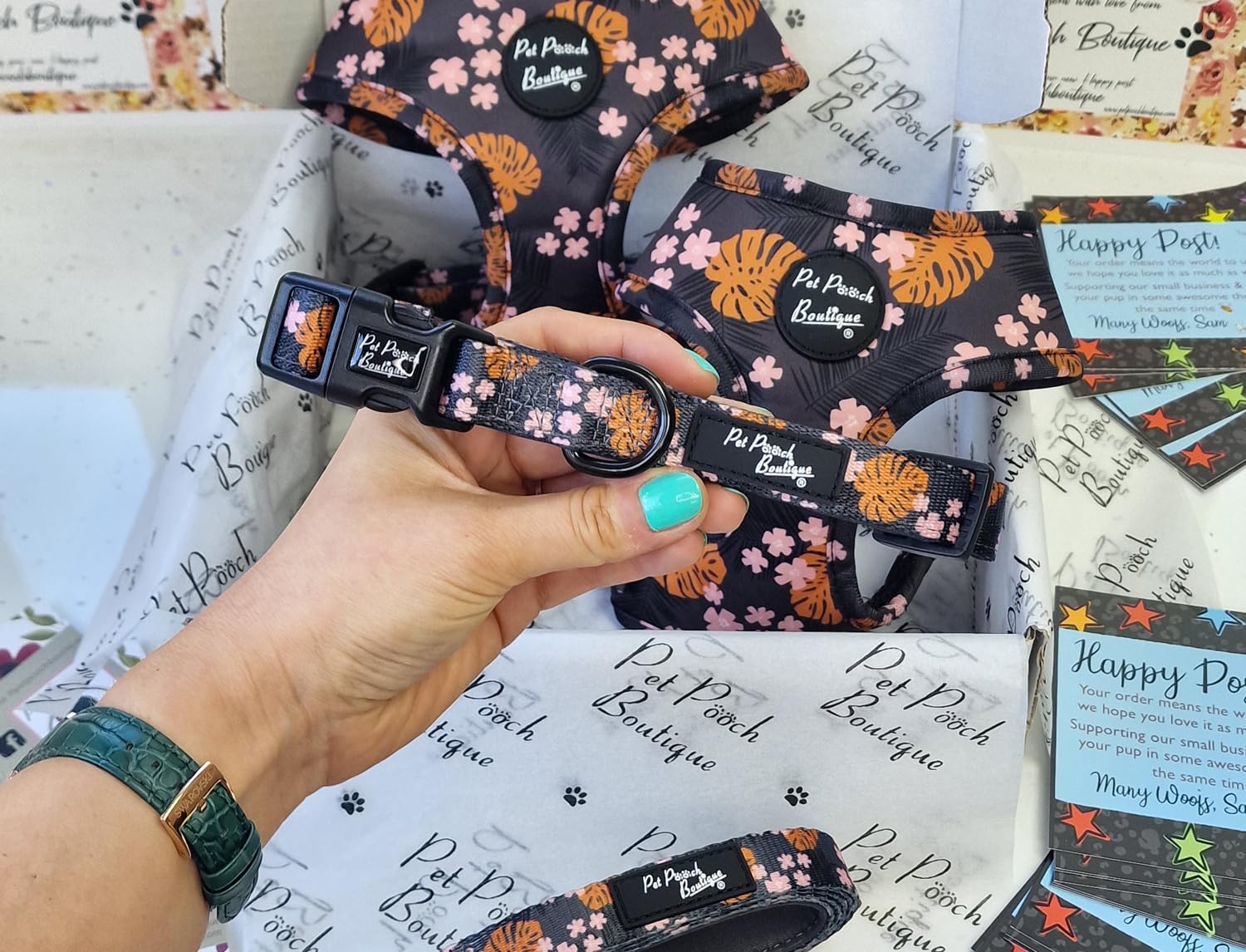 Jungle Daisy Dog Collar XS