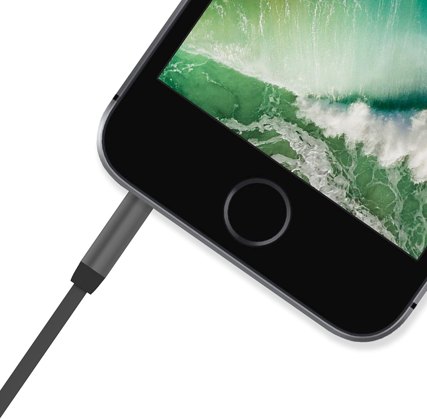 Aux Cable 3.5mm Audio Cord for Car (2 Pack) by TalkWorks | 6ft Heavy Duty Metallic Male to Male Jack Auxiliary Cord Extension Adapter for iPhone, Android, Headphones, Stereo - Slate