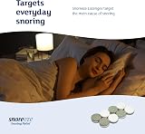 Snoreeze Anti-Snoring Lozenges Mint Pack of 16 - Tones & Lubricates Dry Throat view 2