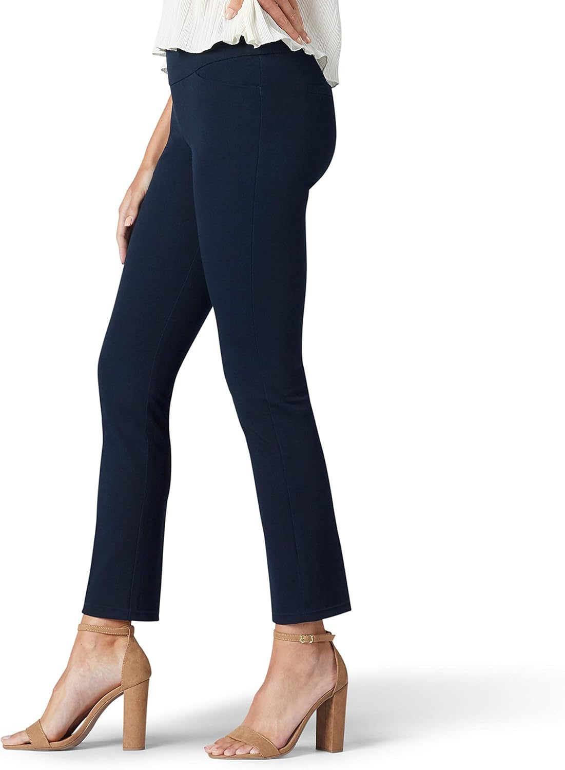 lee sculpting slim leg pull on pant