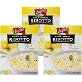 Sophia Risotto - Four Cheese 6.03oz (3-pack) | Gourmet Italian Risotto with Arborio Rice &amp; Rich Cheeses | Quick-Cook Italian Food | Authentic Short Grain Rice | Product of Italy