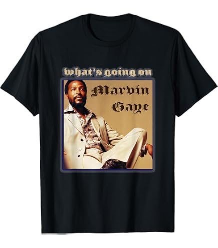 Amazon.com: Marvin Gaye_005 T-Shirt : Clothing, Shoes & Jewelry