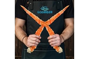 OCEANZEN: Largest Size Colossal Alaskan Red King Crab Legs (4 LBS) - Overnight Shipping Monday-Thursday